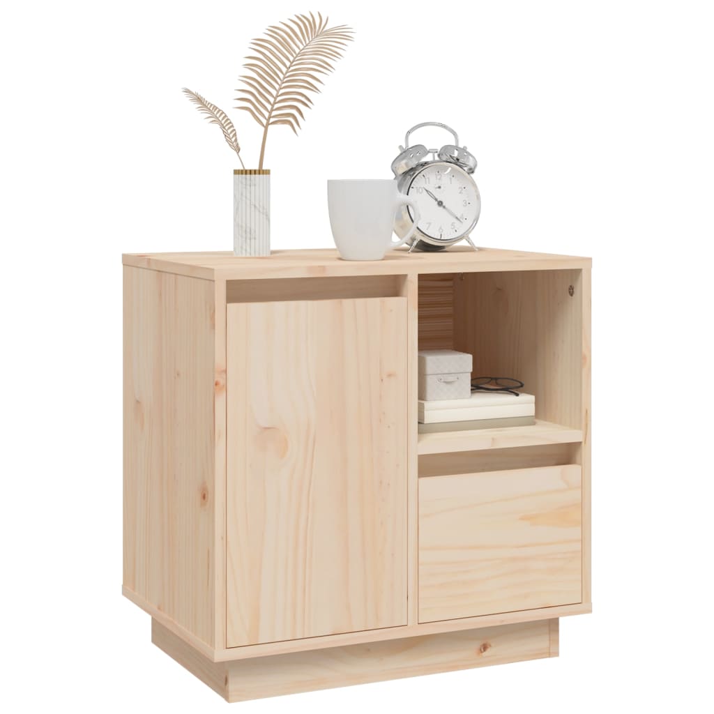 Nattbord 50x34x50 cm heltre furu