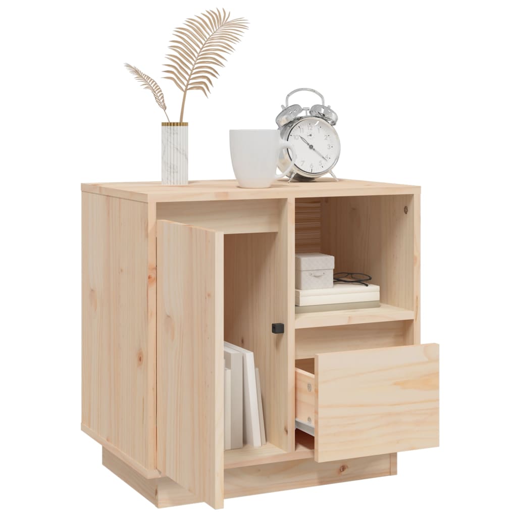 Nattbord 50x34x50 cm heltre furu