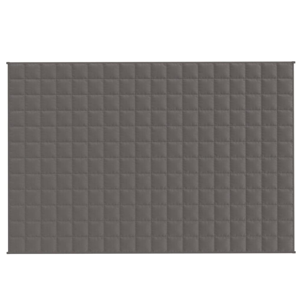 Vektdyne grå 120x180 cm 9 kg stoff