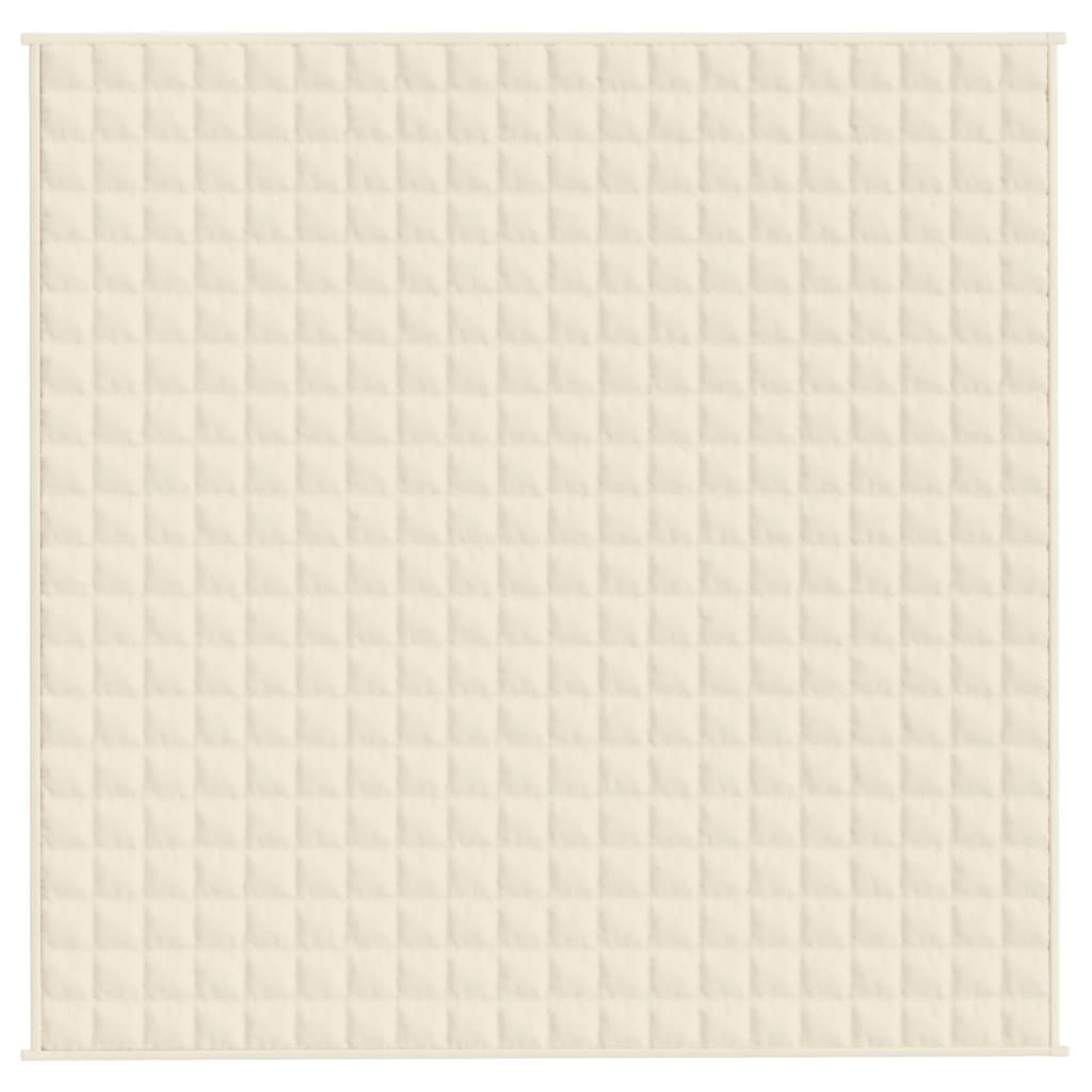 Vektdyne kremhvit 200x200 cm 13 kg stoff