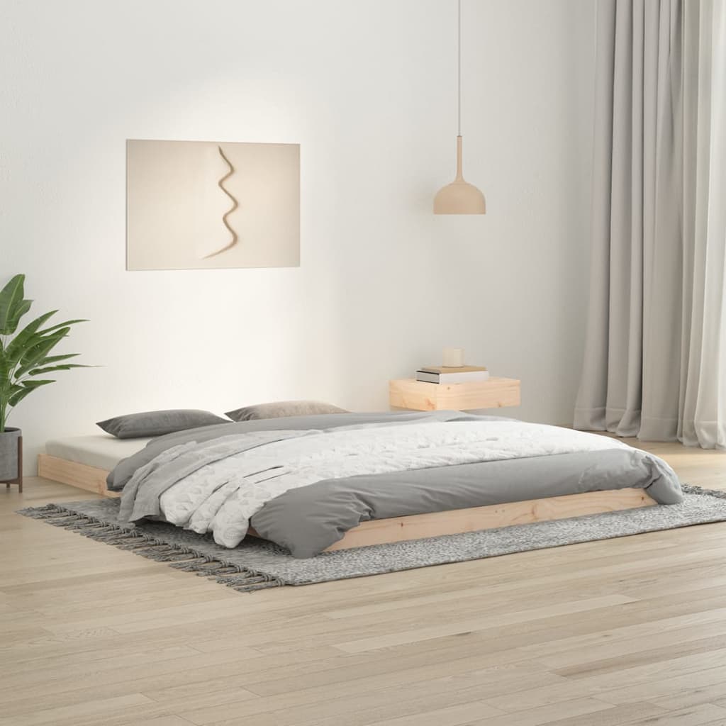 Sengeramme 150x200 cm heltre furu
