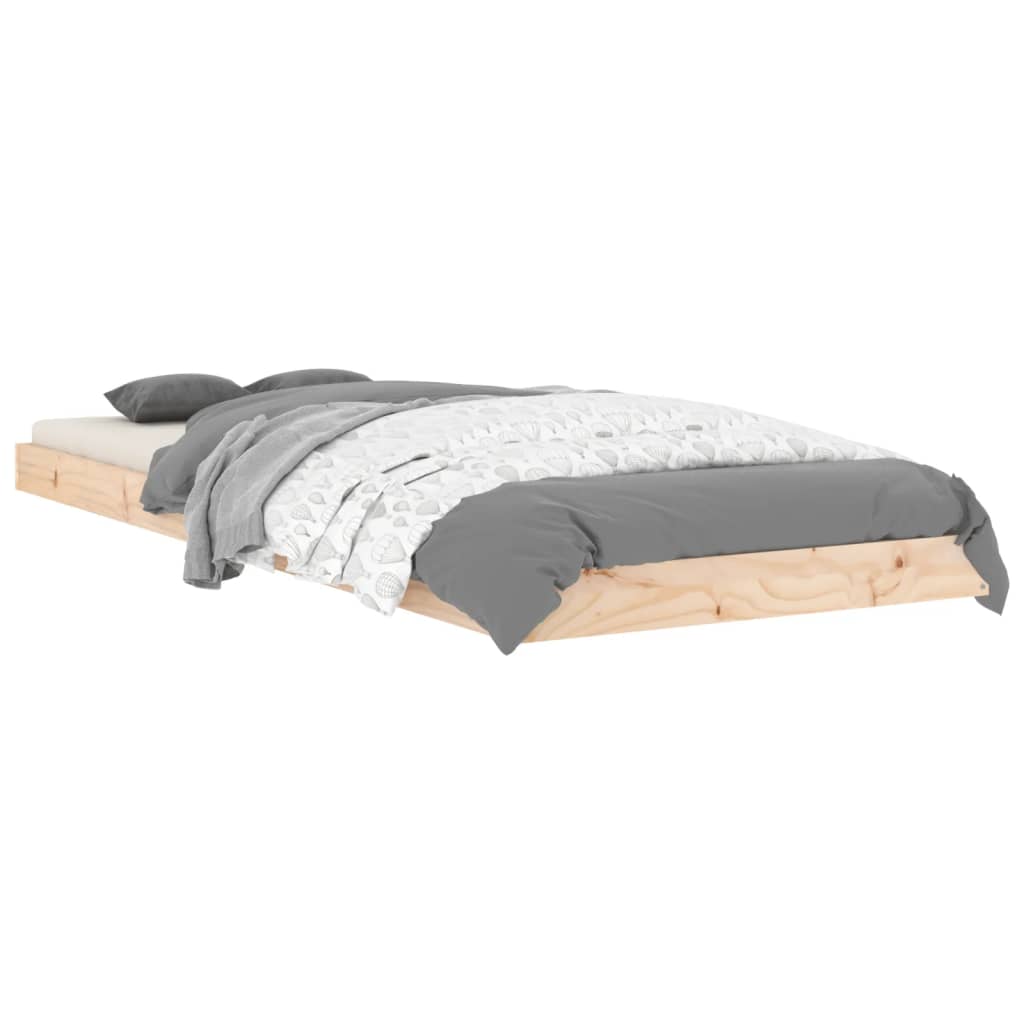 Sengeramme 75x190 cm heltre furu