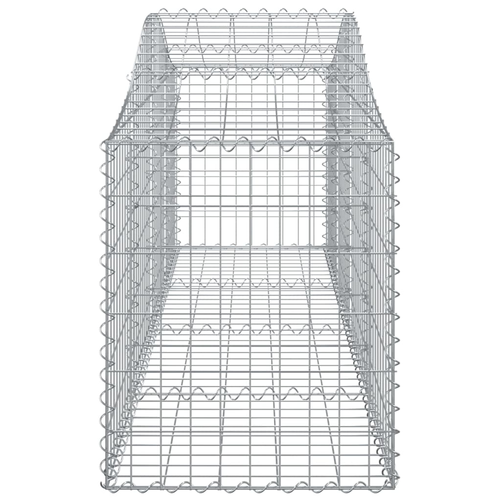 Gabionkurv buet 200x50x60/80 cm galvanisert jern