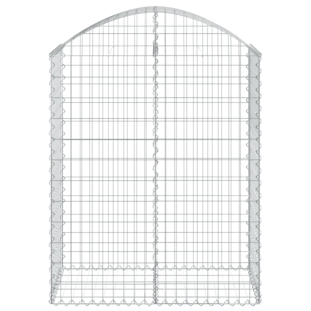 Gabionkurv buet 100x50x120/140 cm galvanisert jern