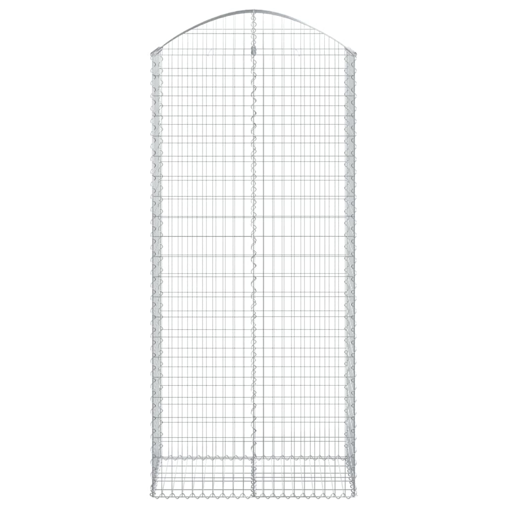 Gabionkurv buet 100x50x220/240 cm galvanisert jern