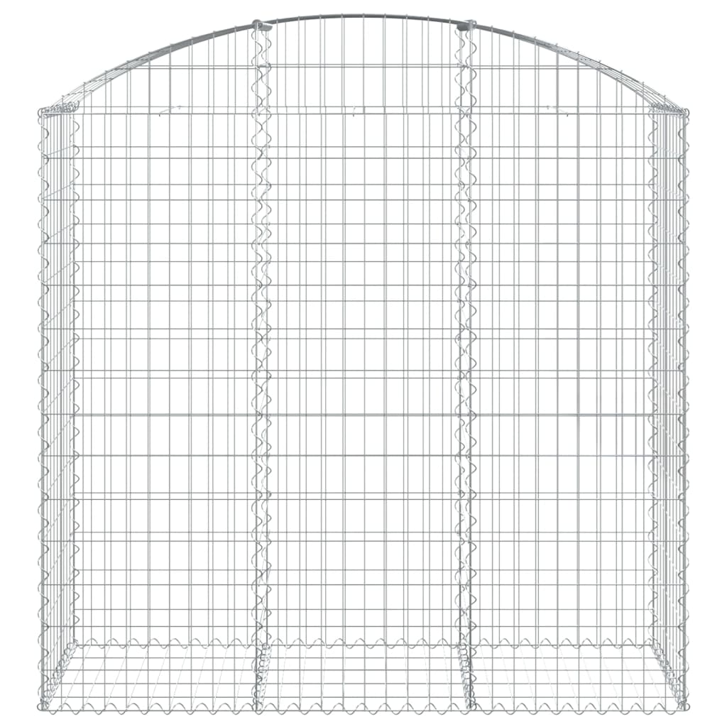 Gabionkurv buet 150x50x140/160 cm galvanisert jern
