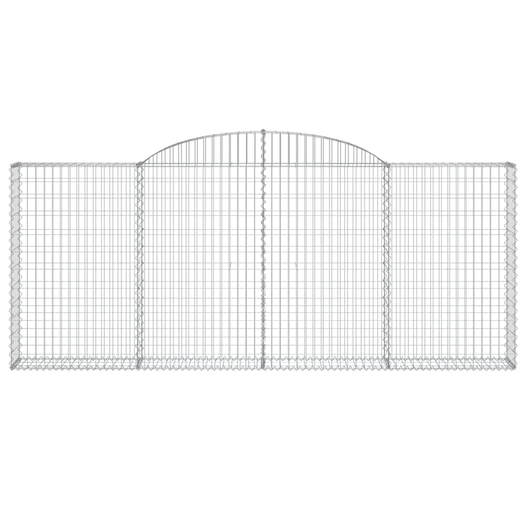 Gabionkurv buet 300x30x120/140 cm galvanisert jern