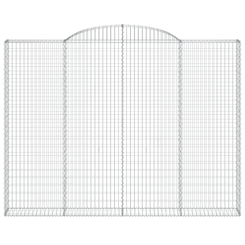 Gabionkurv buet 300x30x220/240 cm galvanisert jern