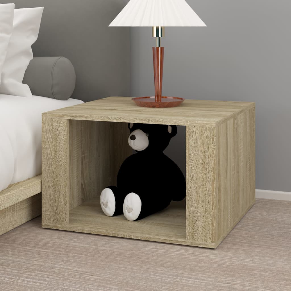Nattbord sonoma eik 57x55x36 cm konstruert tre
