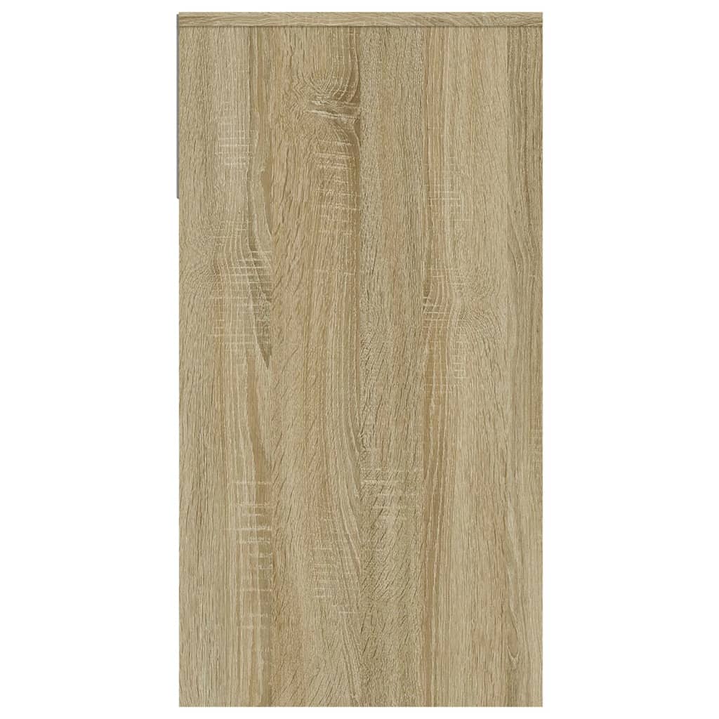 Konsollbord sonoma eik 100x39x75 cm konstruert tre