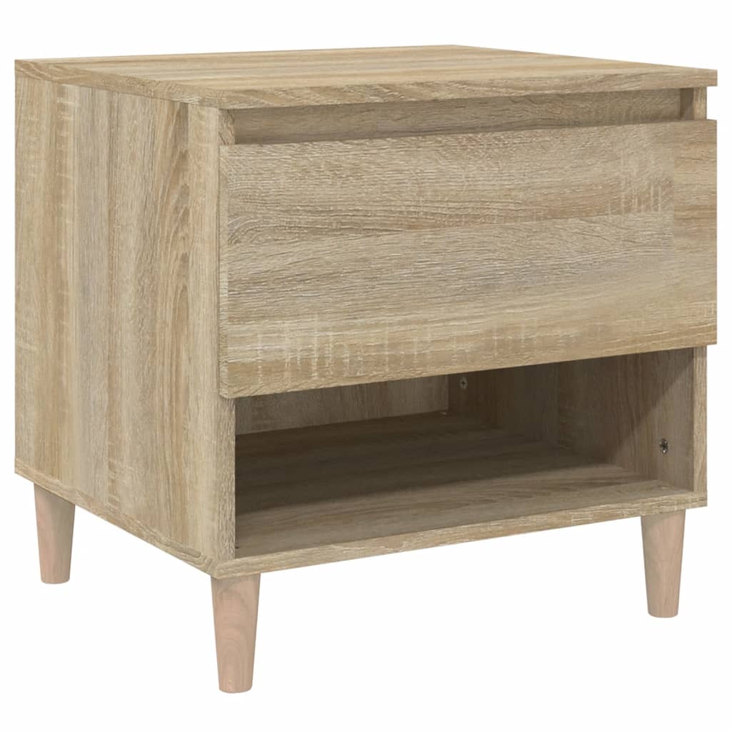 Nattbord sonoma eik 50x46x50 cm konstruert tre