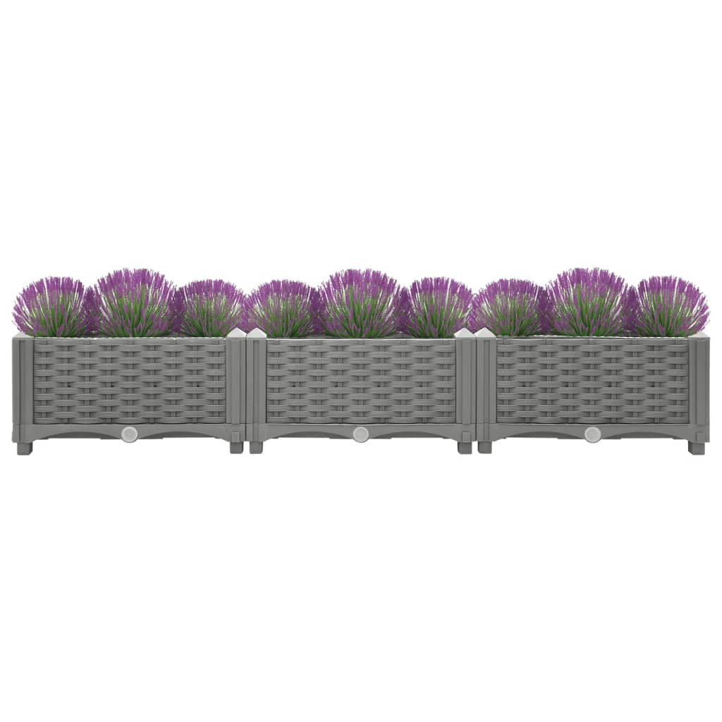Høybed 120x40x23 cm polypropylen