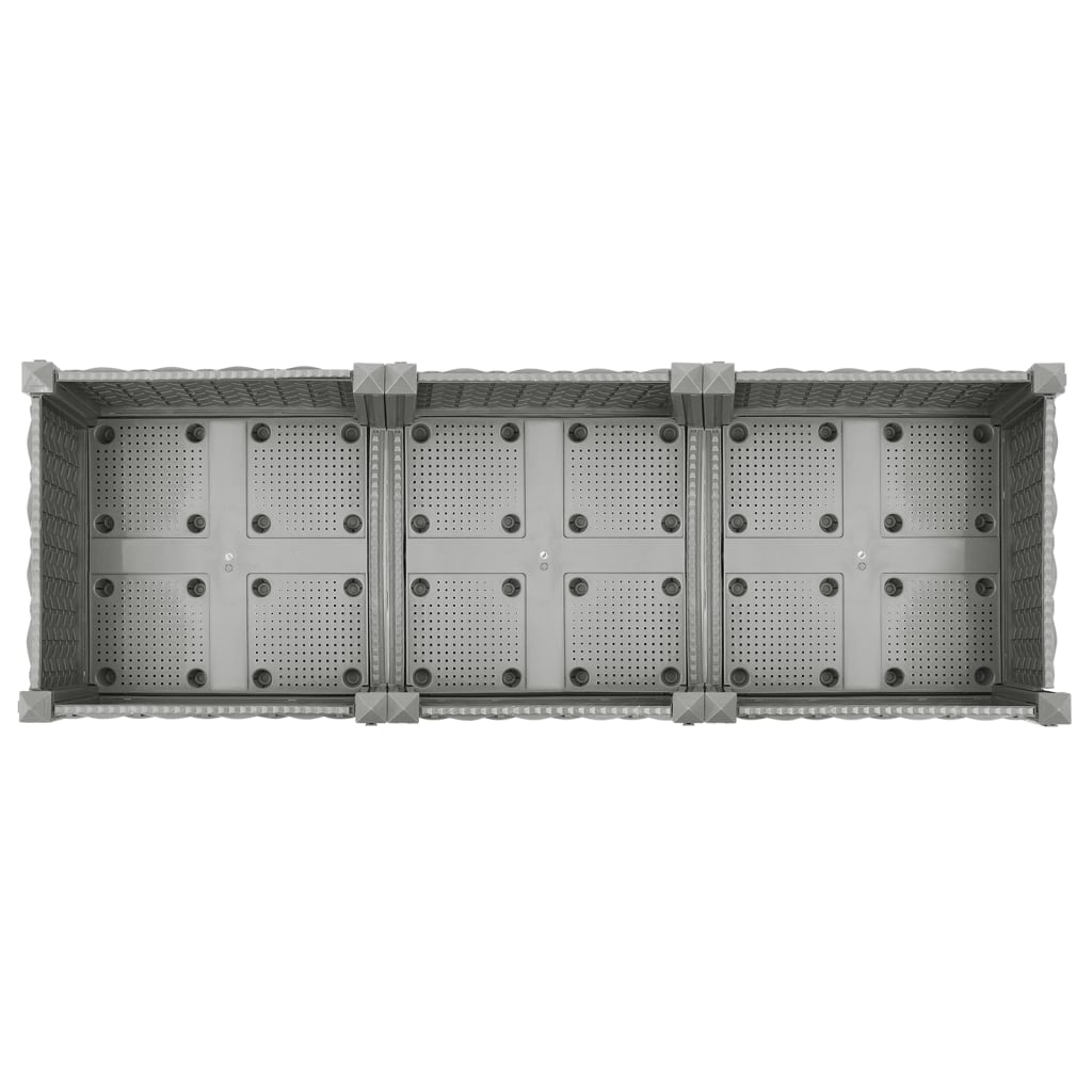 Høybed 120x40x23 cm polypropylen