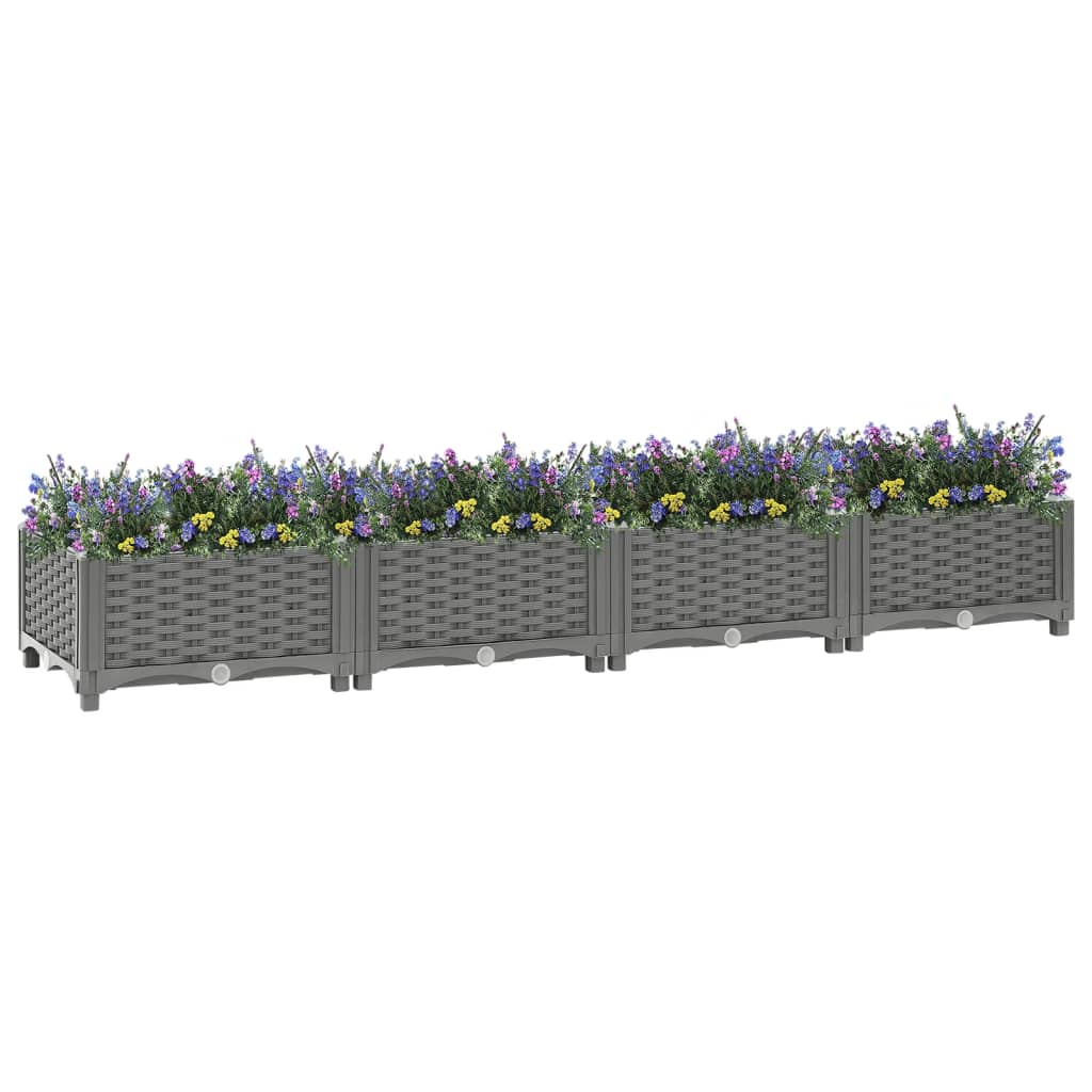 Høybed 160x40x23 cm polypropylen