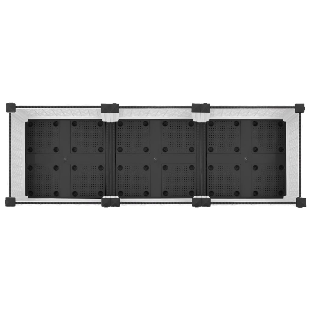 Høybed 120x40x23 cm polypropylen