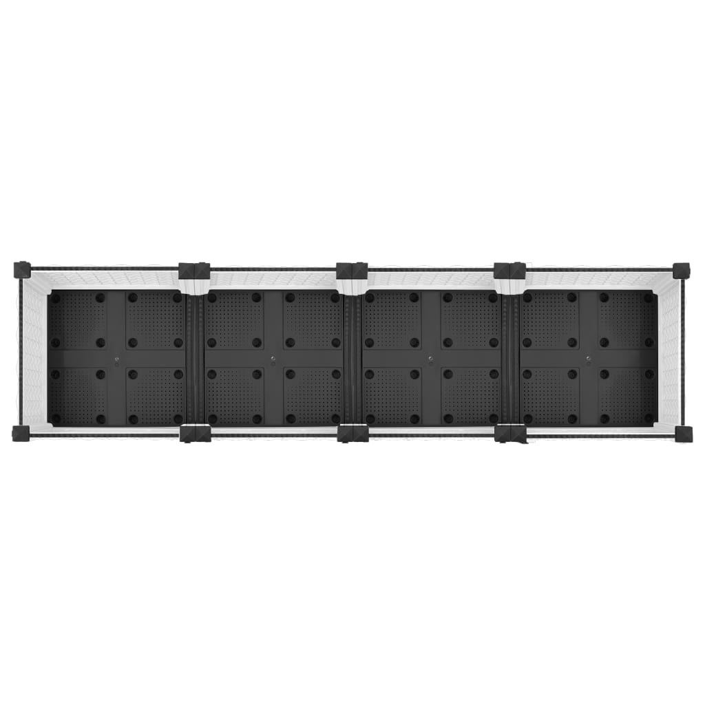 Høybed 160x40x23 cm polypropylen