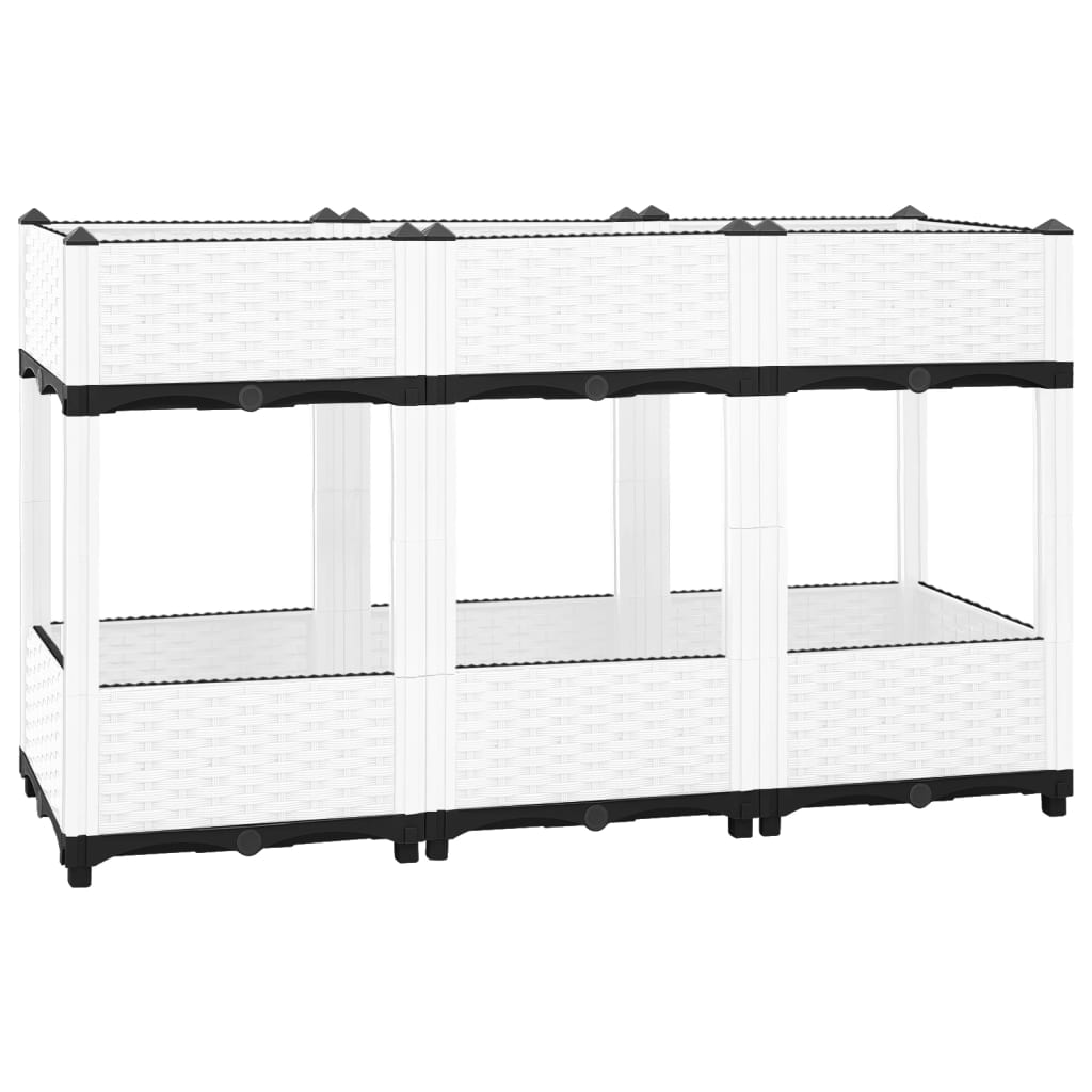 Høybed 120x40x71 cm polypropylen