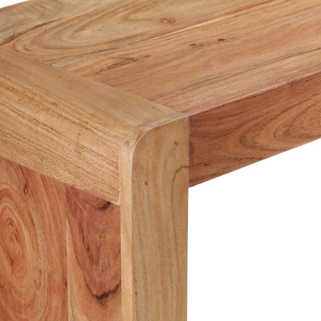Konsollbord 110x30x76 cm heltre akasie