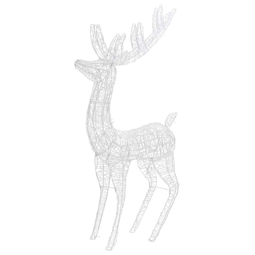 Julereinsdyr XXL akryl 250 LED 3 stk 180 cm blå