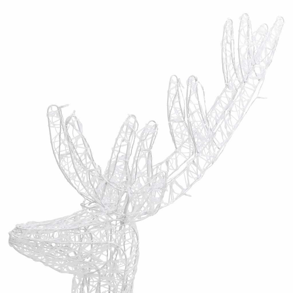 Julereinsdyr XXL akryl 250 LED 3 stk 180 cm blå
