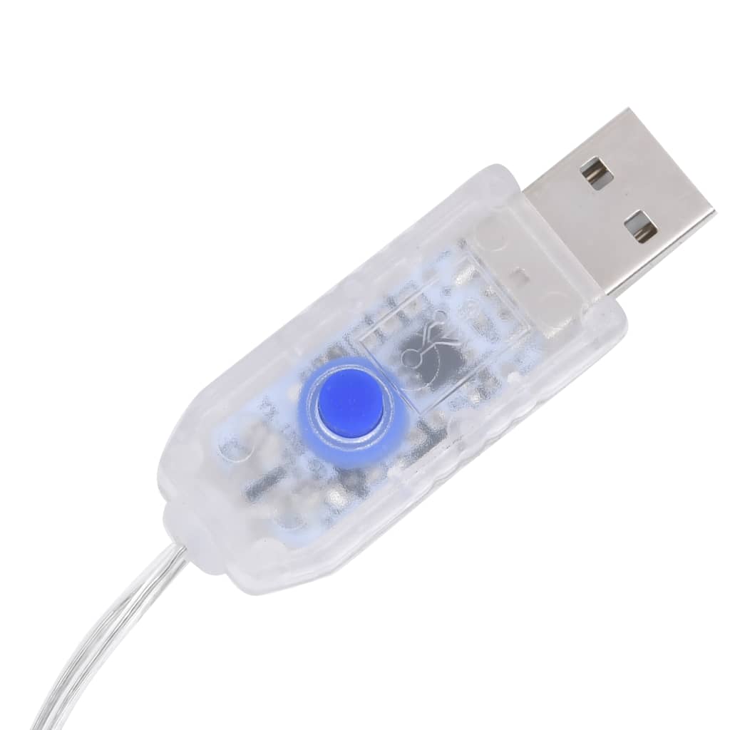Julereinsdyr 6 stk varmhvit 240 LED akryl
