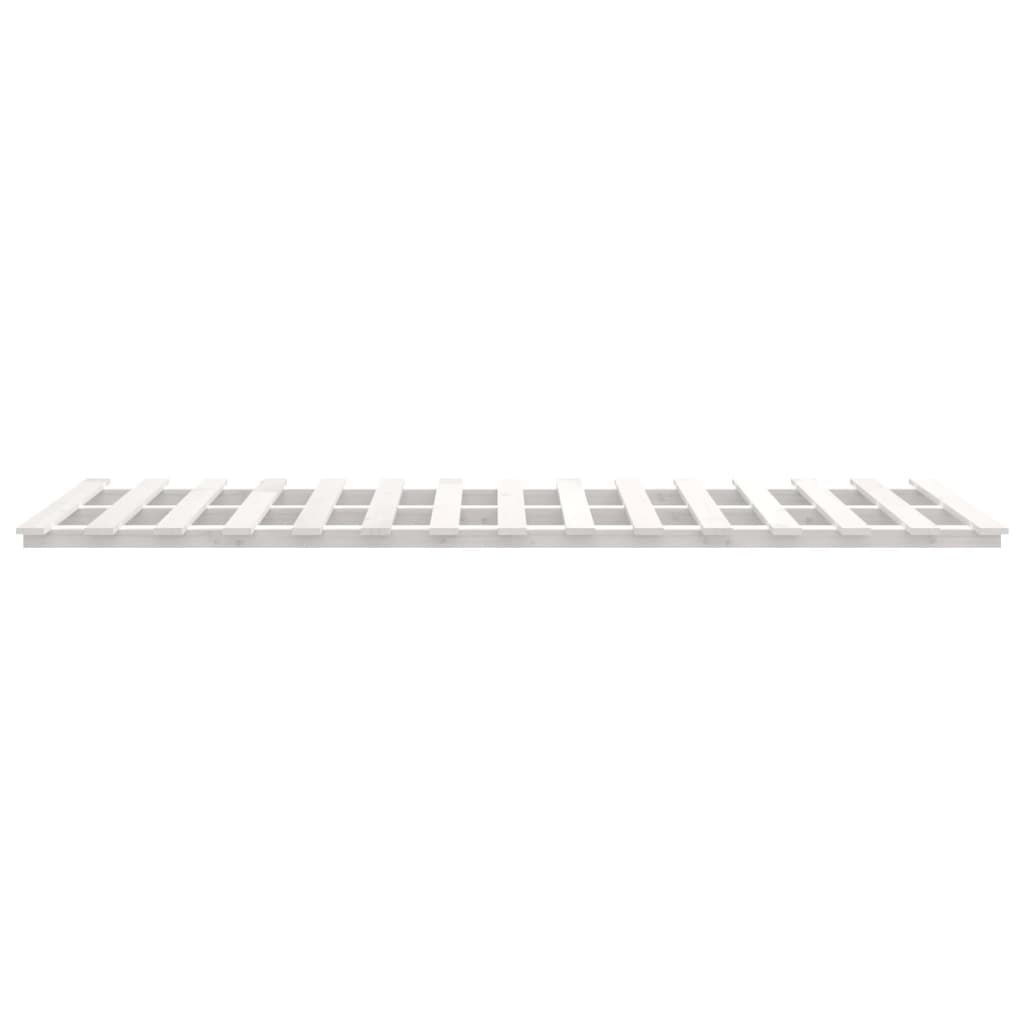 Sengeramme hvid 150x200 cm heltre furu