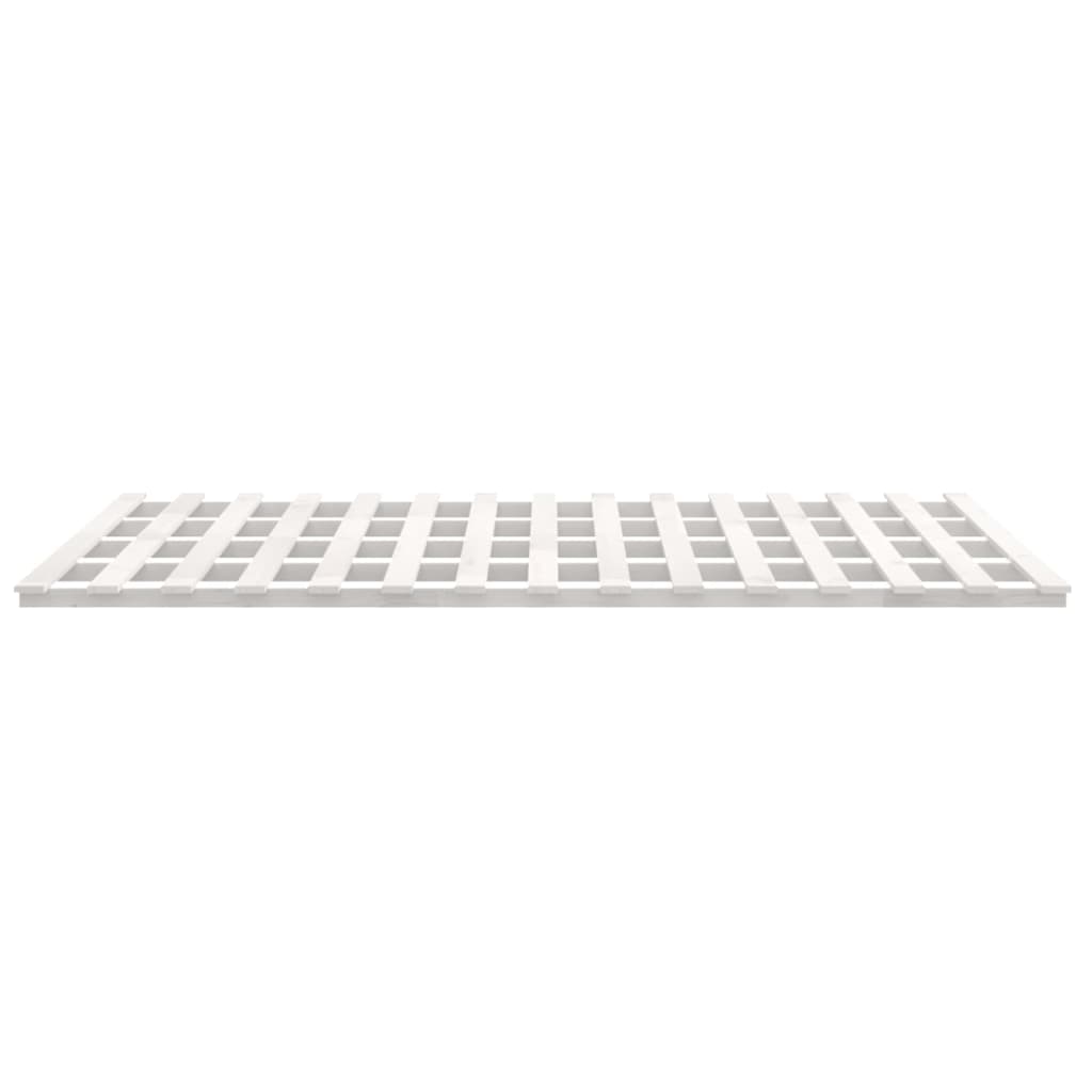 Sengeramme hvit 180x200 cm heltre furu