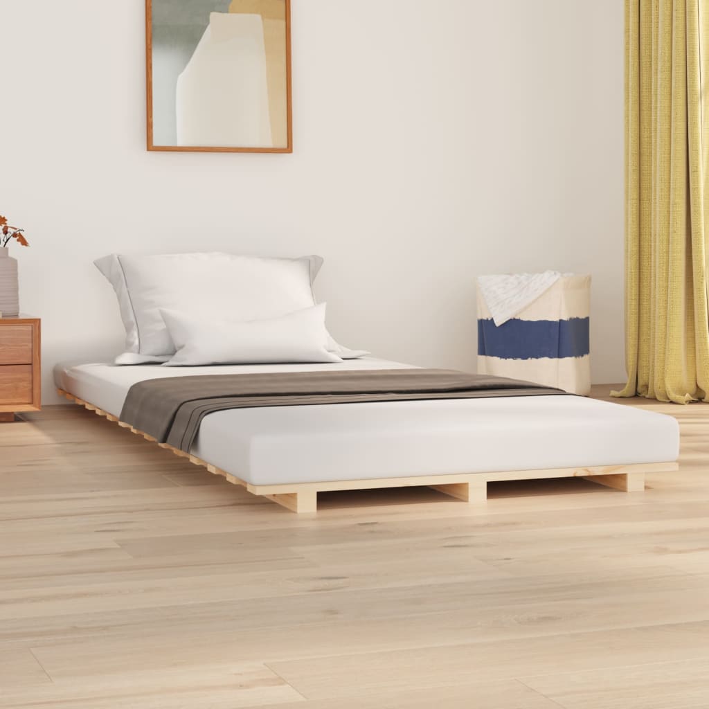 Sengeramme 75x190 cm heltre furu