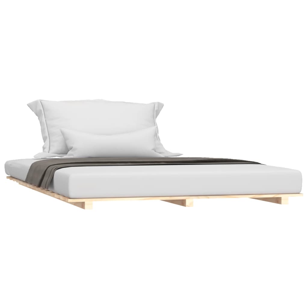 Sengeramme 140x190 cm heltre furu
