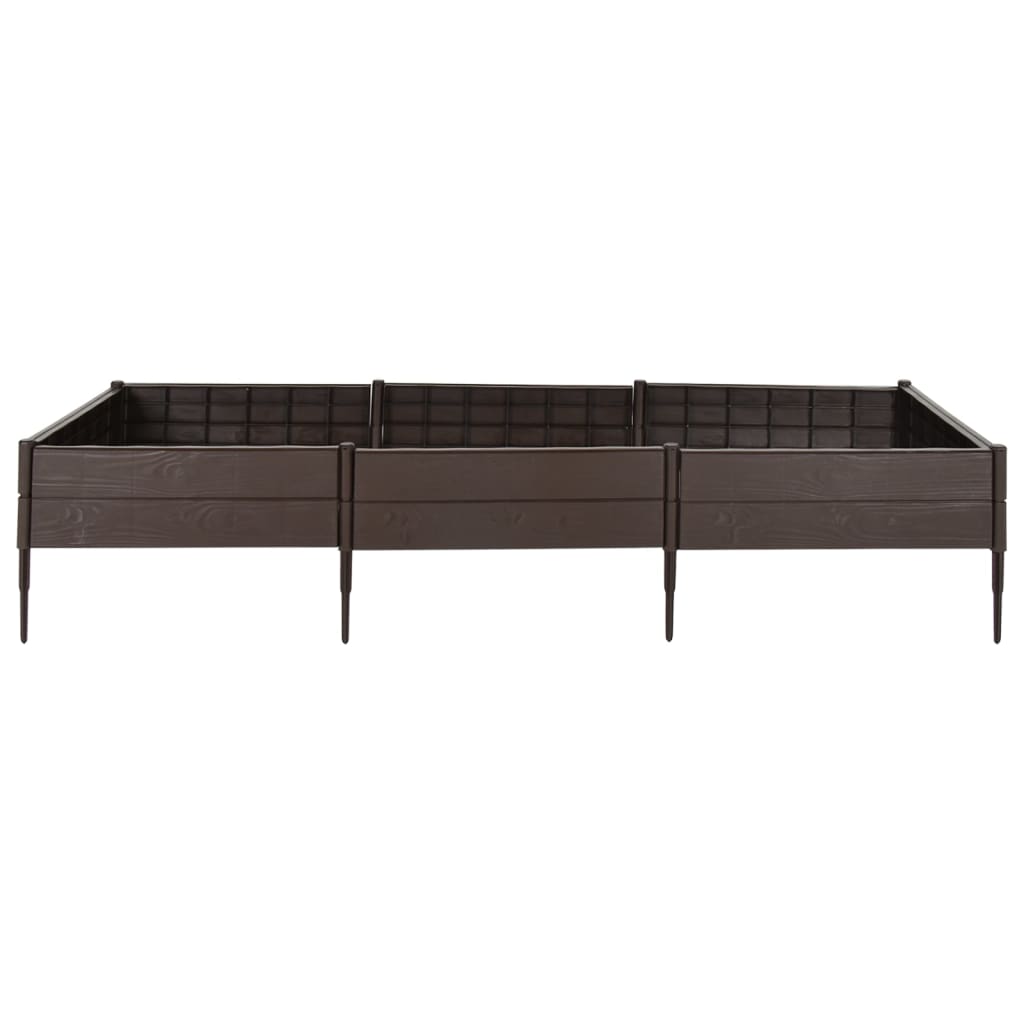Høybed 120x120x20 cm polypropylen