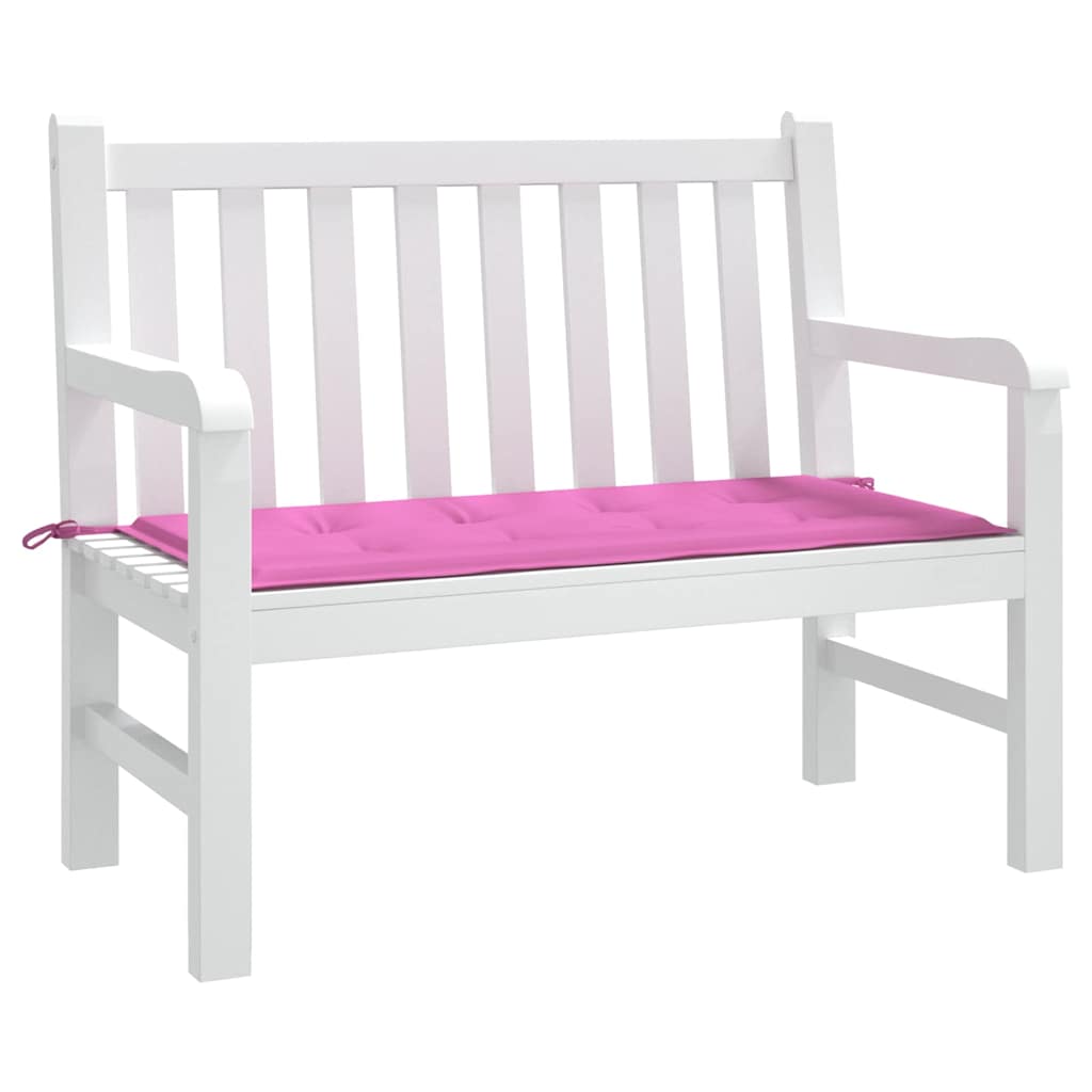 Rosa Hagebenkpute - 100x50x4 cm, Oxford-stoff