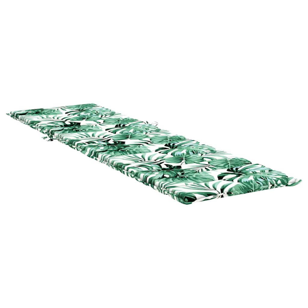 Solsengpute Blomster grønn 200 x 70 x 4 cm Oxford-stoff