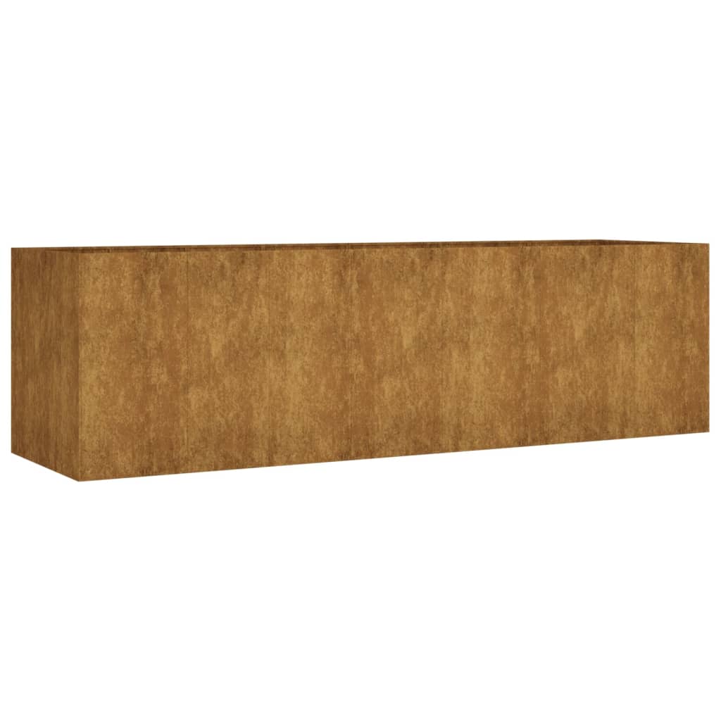 Høybed 280x80x80 cm cortenstål