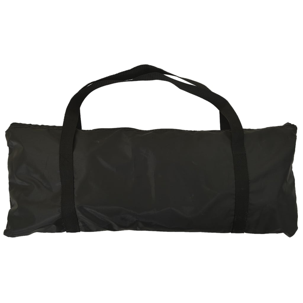Bærbart baseballnett svart og rød 183x105x183 cm polyester