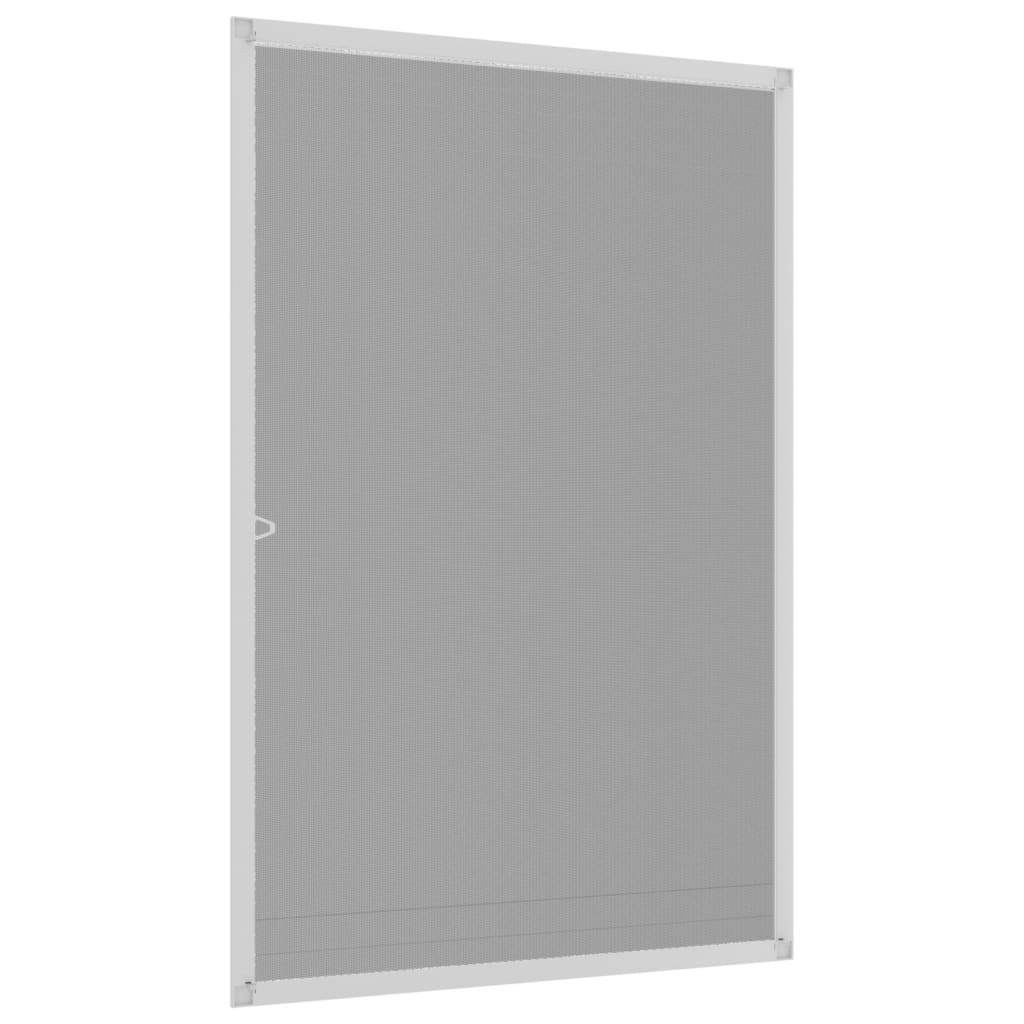 Insektskjerm for vindu hvit 80x120 cm