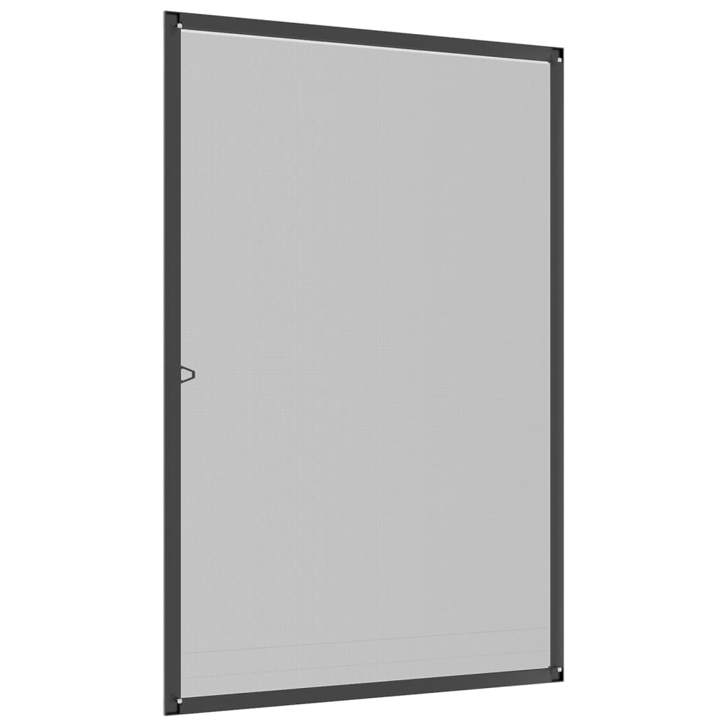 Insektskjerm for vindu antrasitt 90x120 cm