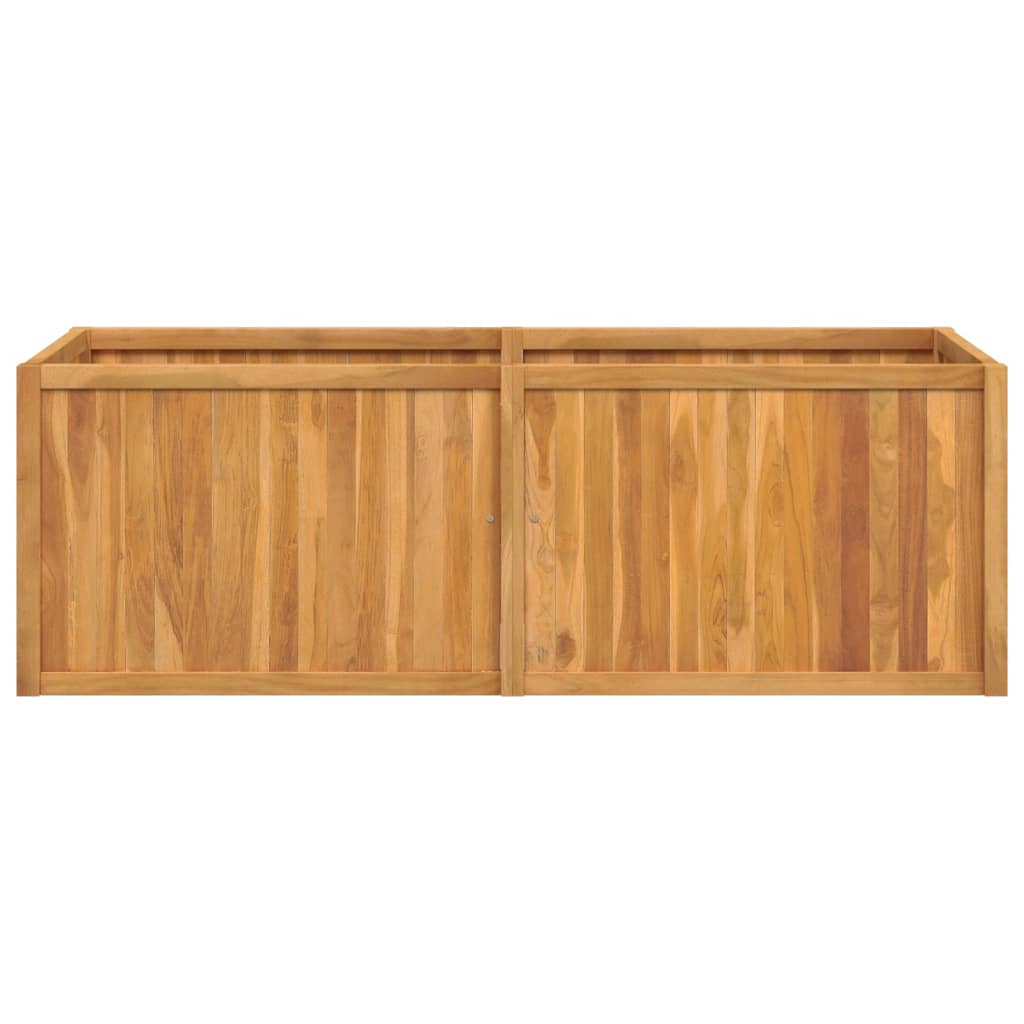 Høybed 150x50x50 cm heltre teak