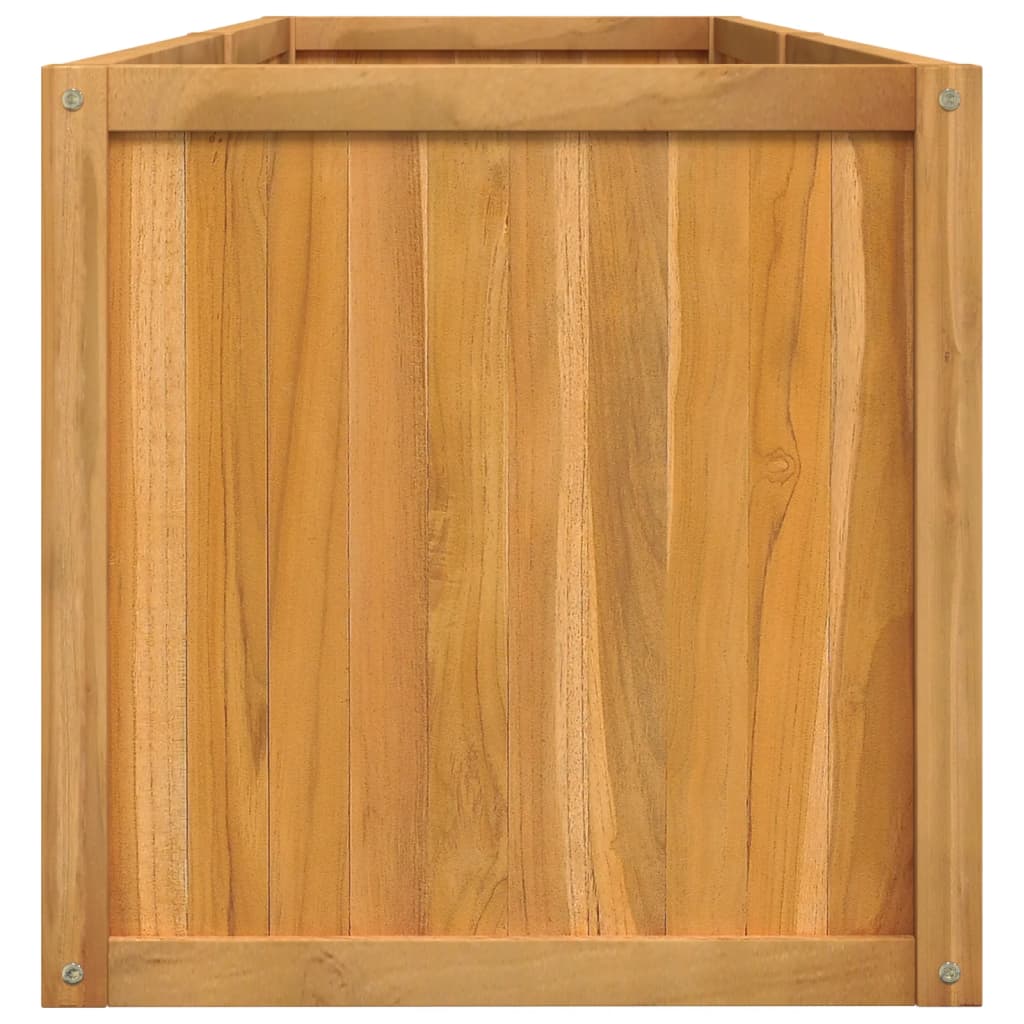 Høybed 150x50x50 cm heltre teak