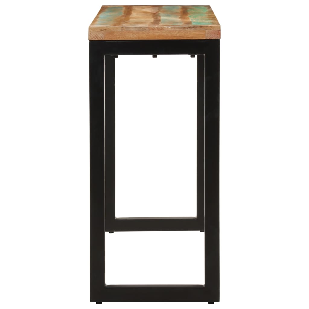 Konsollbord 110x35x75 cm gjenvunnet heltre