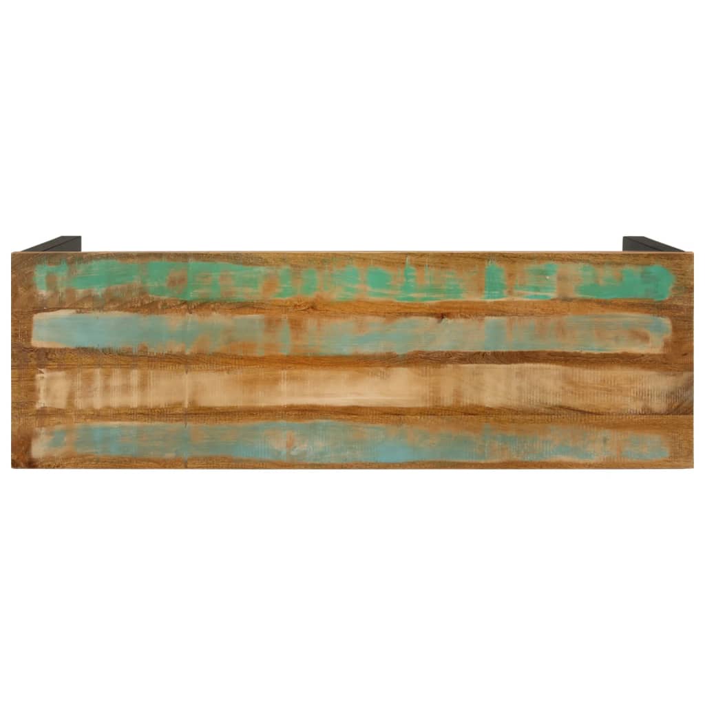 Konsollbord 110x35x75 cm gjenvunnet heltre