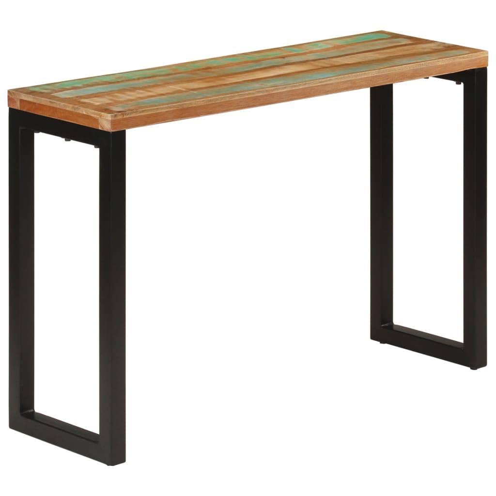 Konsollbord 110x35x75 cm gjenvunnet heltre