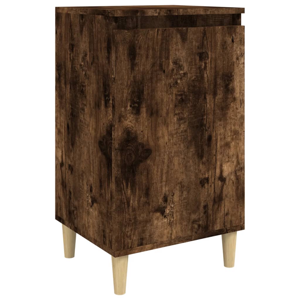 Nattbord røkt eik 40x35x70 cm konstruert tre