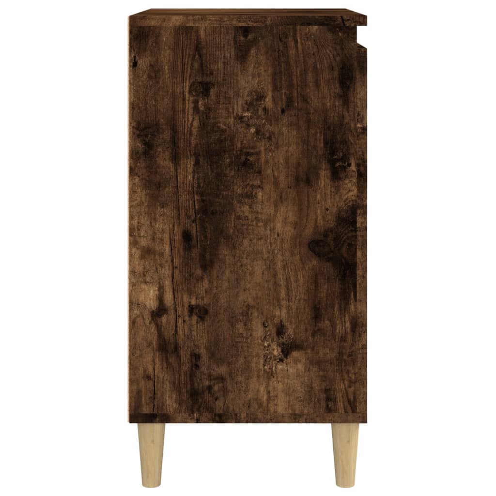 Nattbord røkt eik 40x35x70 cm konstruert tre