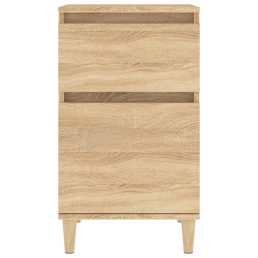 Nattbord 2 stk sonoma eik 40x35x70 cm