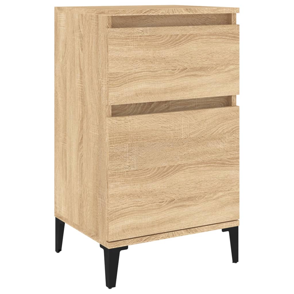 Nattbord sonoma eik 40x35x70 cm