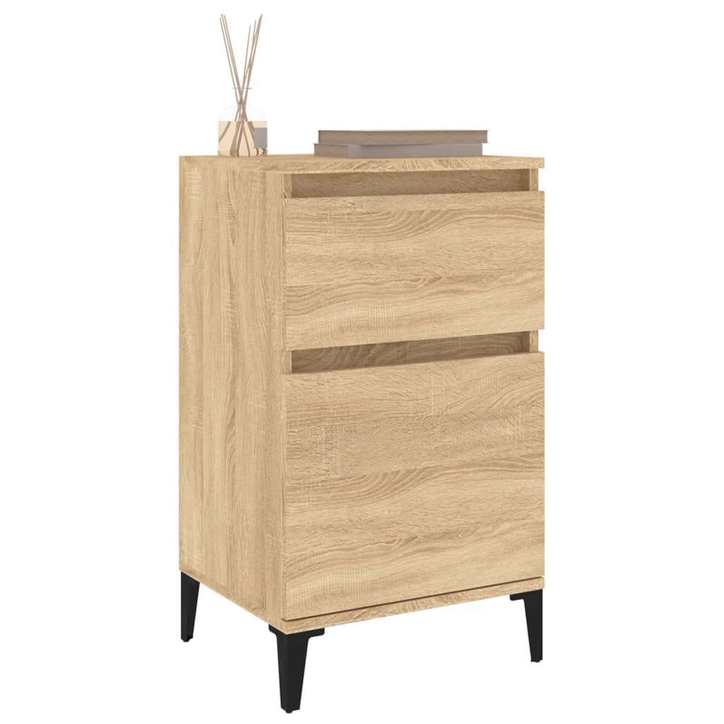 Nattbord sonoma eik 40x35x70 cm