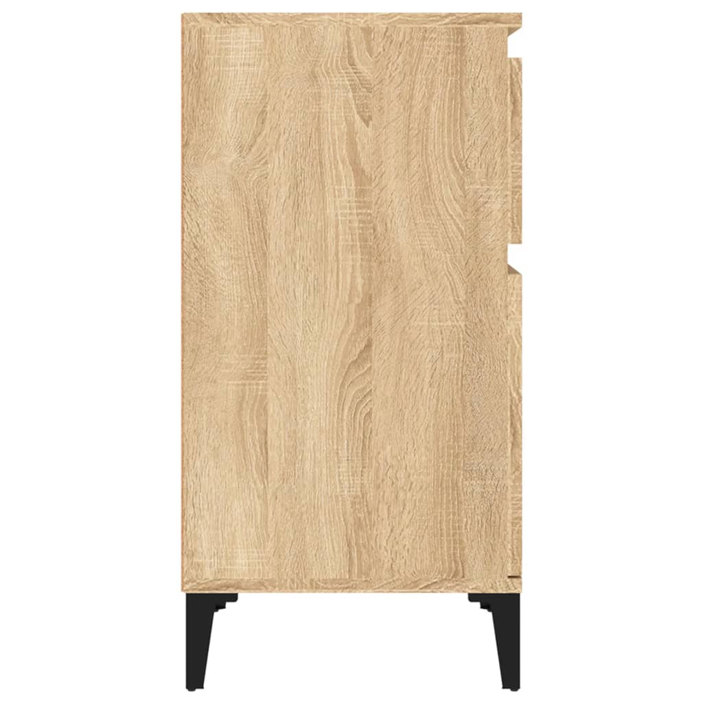 Nattbord sonoma eik 40x35x70 cm