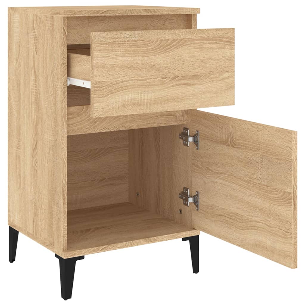 Nattbord sonoma eik 40x35x70 cm