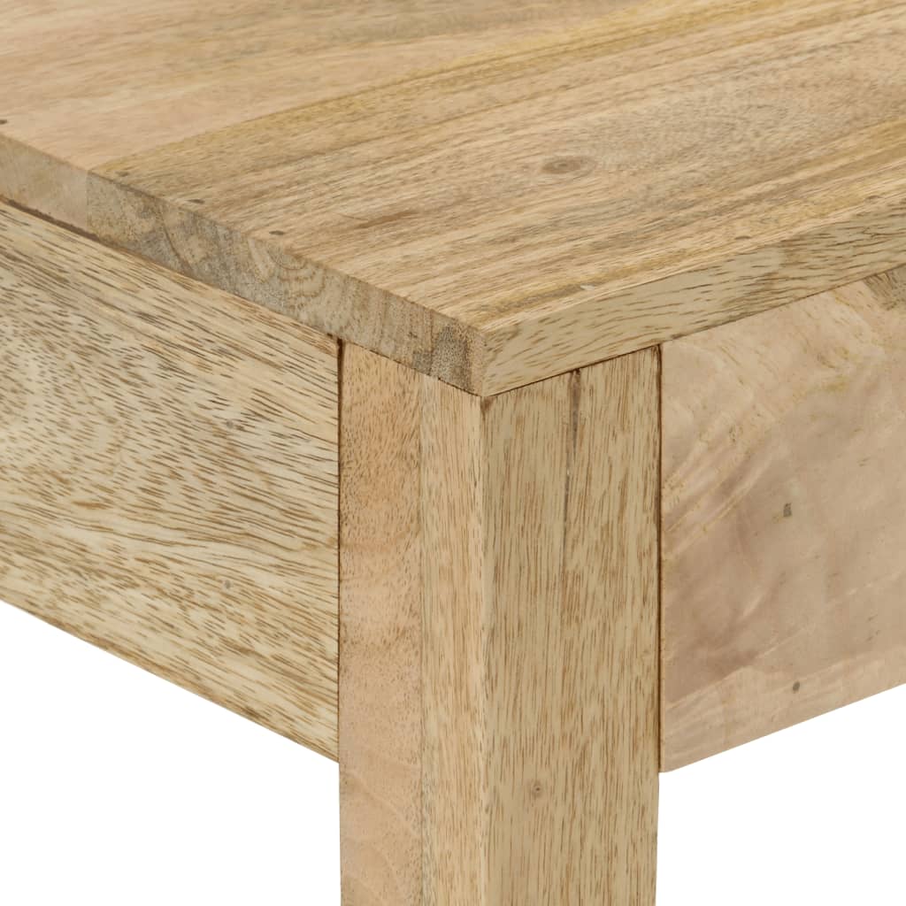 Konsollbord 110x30x75 cm bleket heltre mango