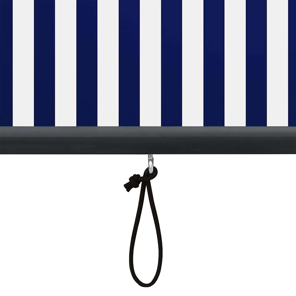 Utendørs Rullegardin Stripete Blå og hvite 180 x 250 cm stoff